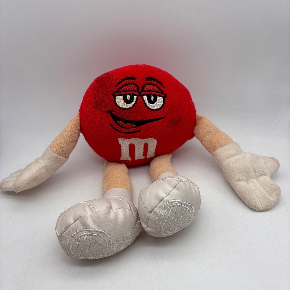 M&Ms Red Candy Character 9" Mascot Plush Stuffed Animal